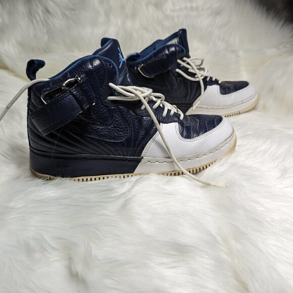 Buy Air Jordan Fusion 1 \'Obsidian\' - 317742 401 Size 8.5  Blue White main image 11